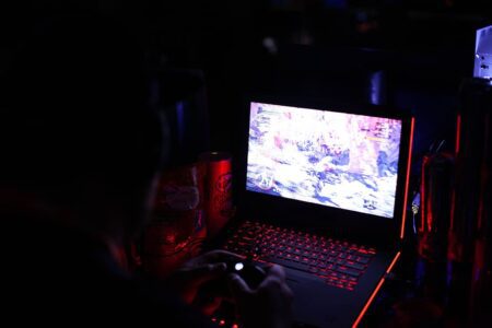 Gaming on laptop